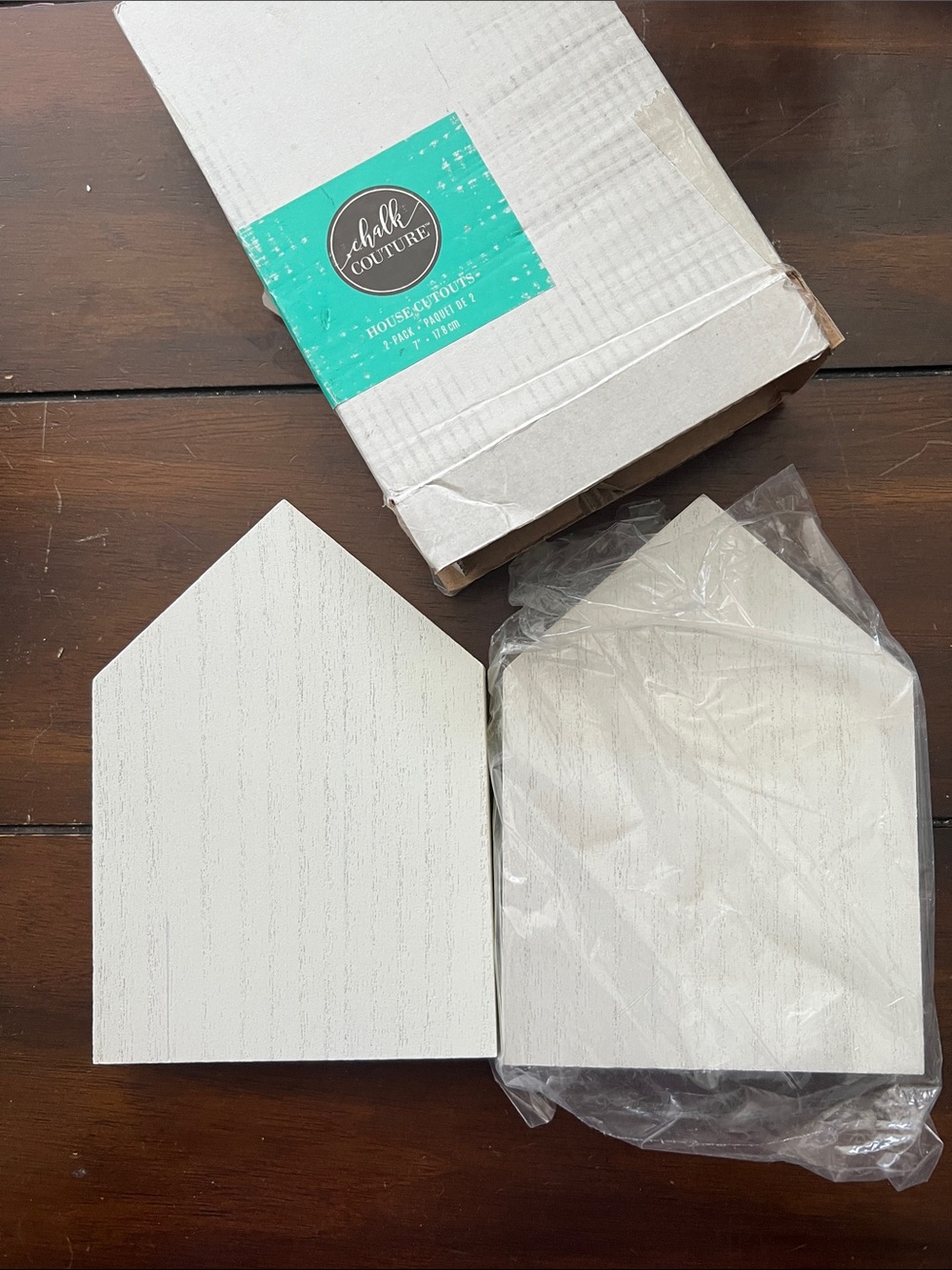 Chalk Couture House Cutouts Blanks 2-Pack NIB